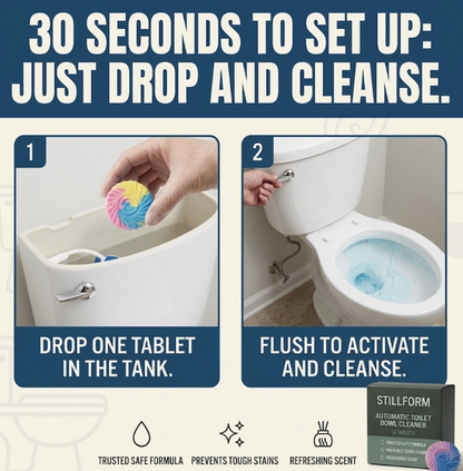 Stillform Automatic Toilet Bowl Cleaner Tablets (12-Pack)